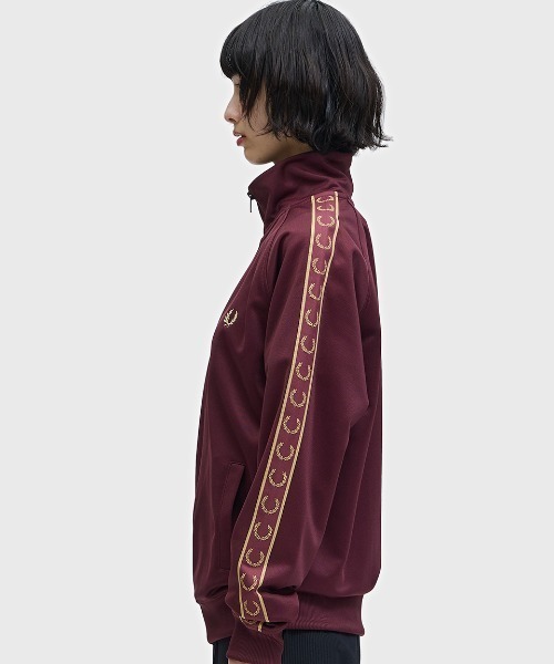 Contrast Tape Track Jacket／フレッドペリートラックジャケット