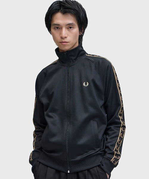 セール】Contrast Tape Track Jacket／フレッドペリートラック