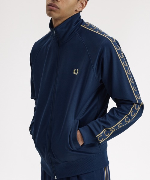 セール】Contrast Tape Track Jacket／フレッドペリートラック