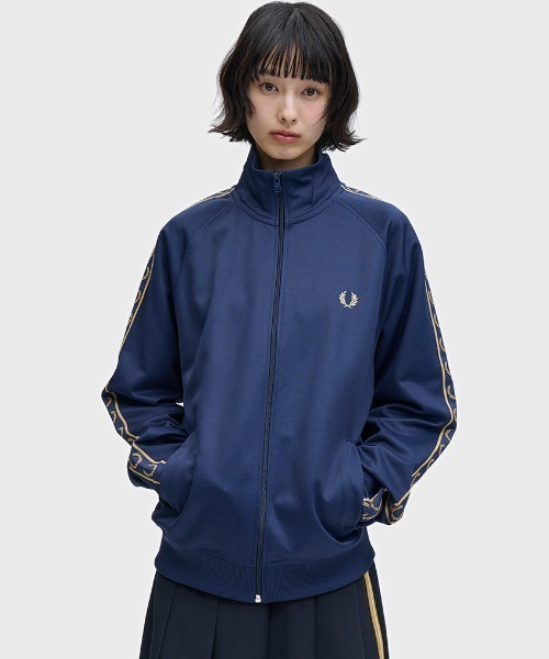 セール】Contrast Tape Track Jacket／フレッドペリートラック