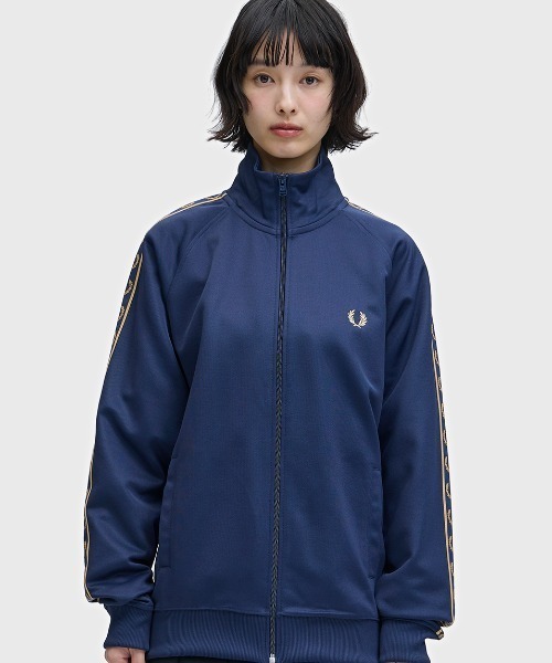 セール】Contrast Tape Track Jacket／フレッドペリートラック