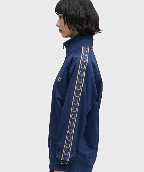 セール】Contrast Tape Track Jacket／フレッドペリートラック