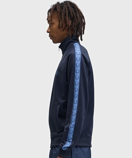 Contrast Tape Track Jacket／フレッドペリートラックジャケット