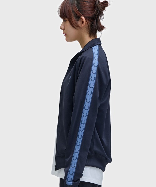 Contrast Tape Track Jacket／フレッドペリートラックジャケット