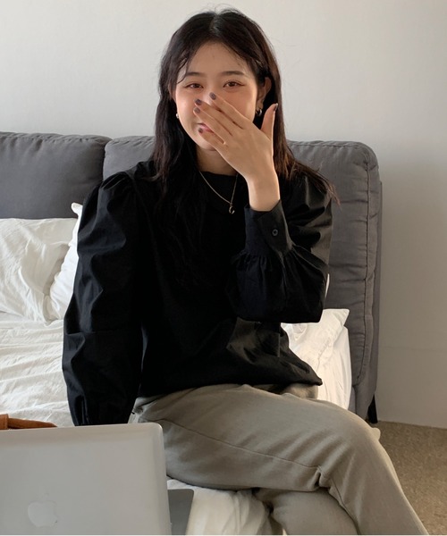 N.s(エヌドットエス)の「サイドボタンシャツ(シャツ/ブラウス・レディース・ベージュ/ブラック・FREE)」の18枚目の写真
