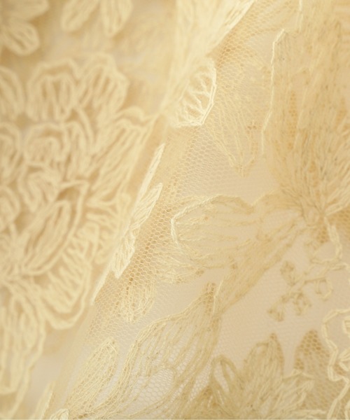 FREE'S MART（フリーズマート）の「◆刺繍チュールレースブラウス（シャツ/ブラウス・レディース・ホワイト/ブラック/イエロー・FREE）」の7枚目の写真