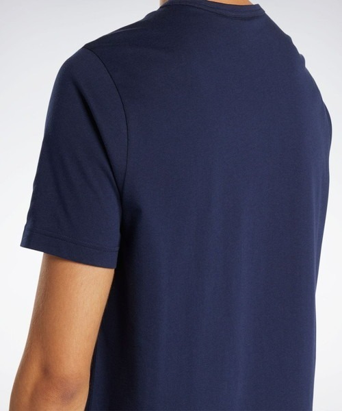 Reebok(リーボック)の「バスケットボールリムショートスリーブT / BB BASKETBALL AAWH RIM SS(Tシャツ/カットソー・メンズ・ネイビー/ブルーパープル・LARGE/MEDIUM/XX-LARGE/XXX-LARGE/X-LARGE/SMALL)」の5枚目の写真