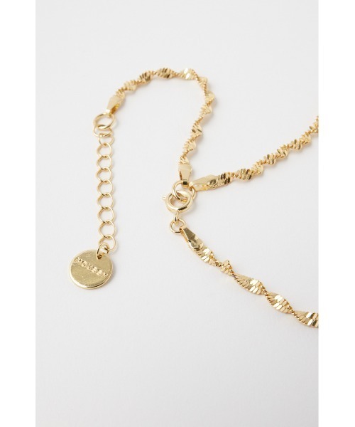 MOUSSY（マウジー）の「TWIST CHAIN MINI ネックレス（ネックレス・レディース・ゴールド/シルバー・FREE）」の7枚目の写真