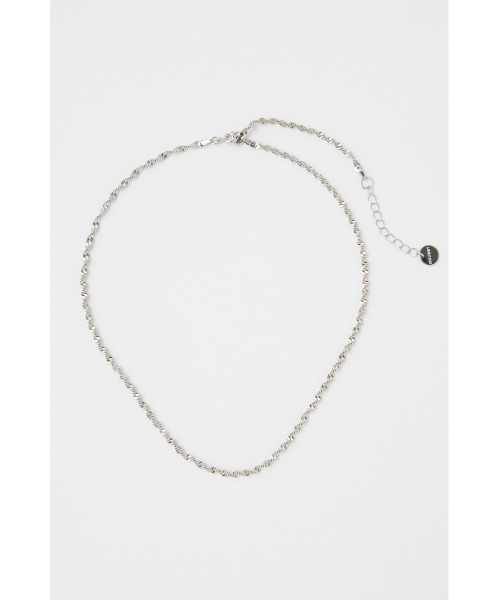 MOUSSY（マウジー）の「TWIST CHAIN MINI ネックレス（ネックレス・レディース・ゴールド/シルバー・FREE）」の8枚目の写真