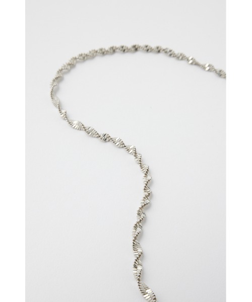 MOUSSY（マウジー）の「TWIST CHAIN MINI ネックレス（ネックレス・レディース・ゴールド/シルバー・FREE）」の10枚目の写真