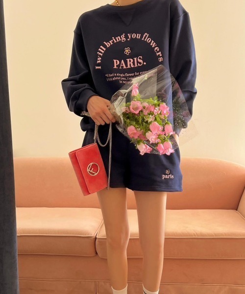 セール】PARISロゴ刺繍スウェット（スウェット）｜LAC-VERT（ラック