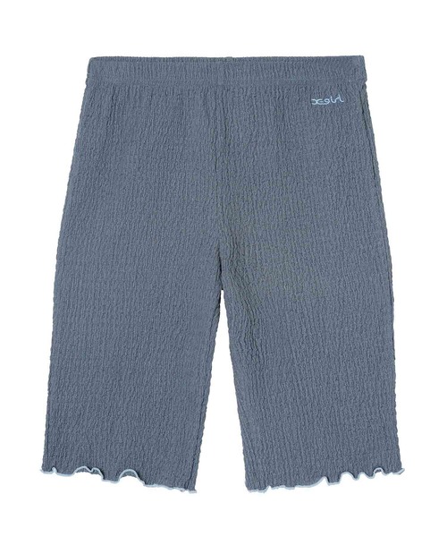 X-girl(エックスガール)の「SHIRRED CREPE LEGGINGS(レギンス/スパッツ・レディース・ブラック/ベージュ/ブルー・M/S)」の4枚目の写真