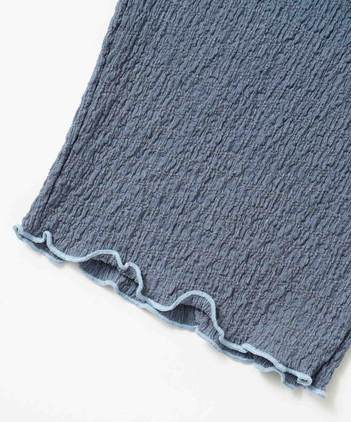 X-girl(エックスガール)の「SHIRRED CREPE LEGGINGS(レギンス/スパッツ・レディース・ブラック/ベージュ/ブルー・M/S)」の9枚目の写真