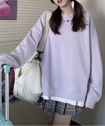 【URGE:】オーバーサイズ レイヤード ロングスリーブ トップス