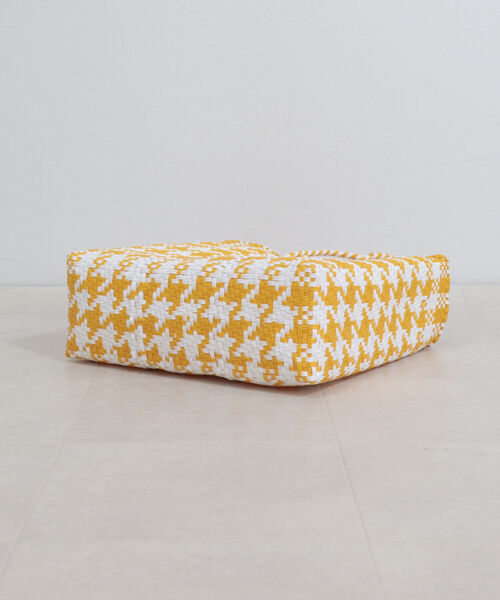 Letra（レトラ）の「【Letra/レトラ】メルカドバッグ千鳥S（トートバッグ・レディース・イエロー系その他2/ブラック系その他2・FREE）」の8枚目の写真