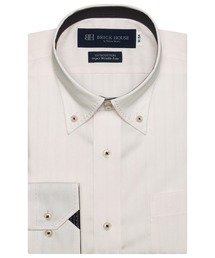 TOKYO SHIRTS | 形態安定ノーアイロン ドゥエボットーニ・ボタンダウン 長袖ビジネスワイシャツ(ビジネスシャツ)