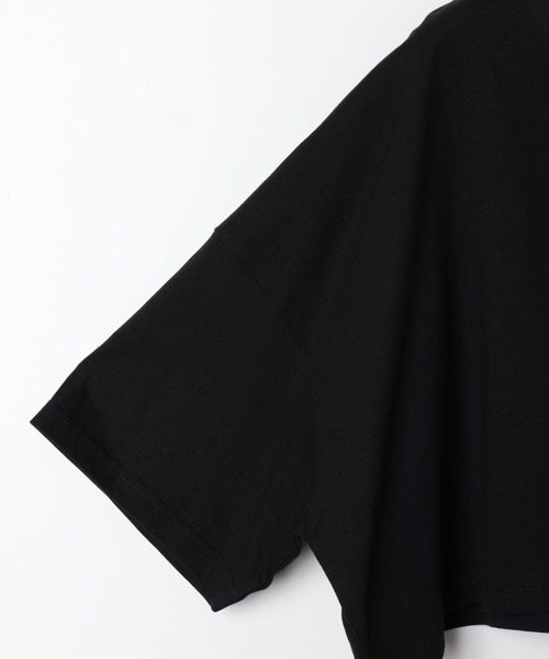 PBLIM（ページボーイリム）の「PAGEBOYLIM/ワイドショートT（Tシャツ/カットソー・レディース・オフホワイト/ブルー/ブラック/ピンク・FREE）」の12枚目の写真