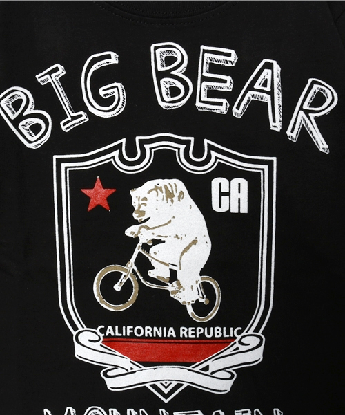 CIAOPANIC TYPY(チャオパニックティピー)の「LAプリントBEARTee(Tシャツ/カットソー・キッズ・ブラック・105/145)」の4枚目の写真