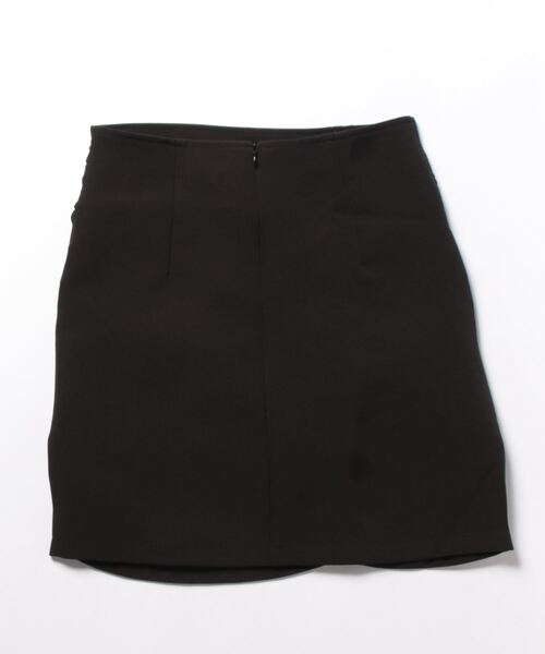 Jasmine Grandiflorum（ジャスミングランディフローラム）の「【Jasmine】ハイウエストタックミニスカート（スカート・レディース・ブラック/ピンク/ホワイト・MEDIUM/LARGE/SMALL）」の4枚目の写真