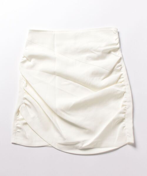 Jasmine Grandiflorum（ジャスミングランディフローラム）の「【Jasmine】ハイウエストタックミニスカート（スカート・レディース・ブラック/ピンク/ホワイト・MEDIUM/LARGE/SMALL）」の17枚目の写真