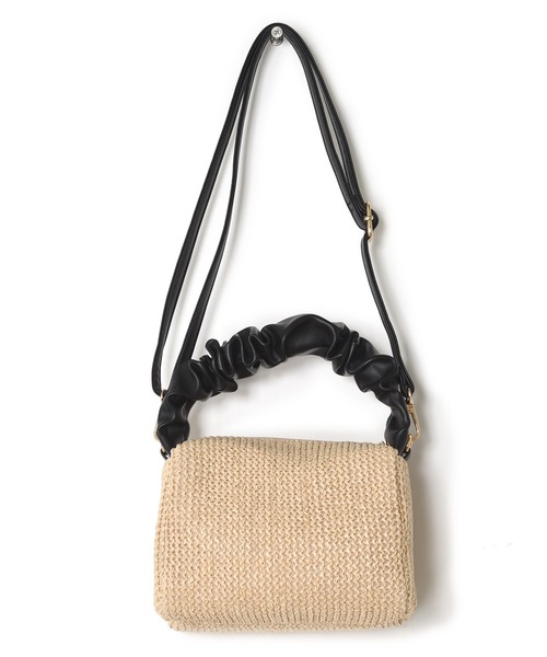 w closet（ダブルクローゼット）の「【2WAY】サマーショルダーバッグ（ハンドバッグ・レディース・サックスブルー/ホワイト/ブラック・FREE）」の9枚目の写真