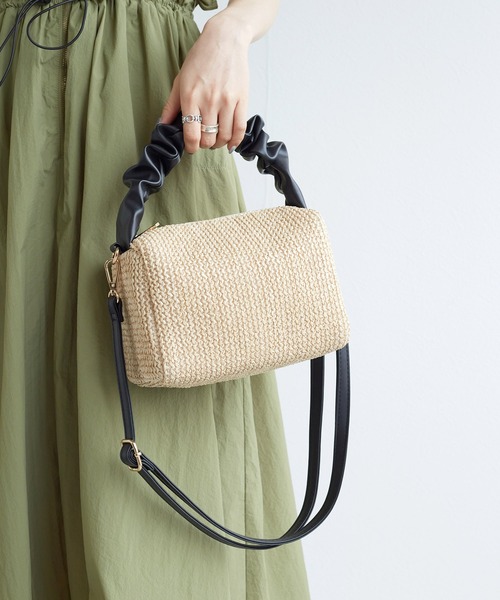 w closet（ダブルクローゼット）の「【2WAY】サマーショルダーバッグ（ハンドバッグ・レディース・サックスブルー/ホワイト/ブラック・FREE）」の11枚目の写真