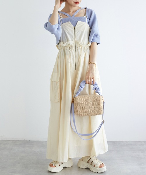 w closet（ダブルクローゼット）の「【2WAY】サマーショルダーバッグ（ハンドバッグ・レディース・サックスブルー/ホワイト/ブラック・FREE）」の19枚目の写真