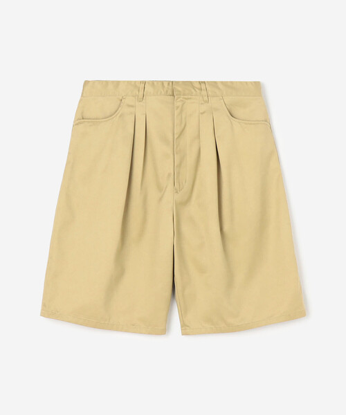 Bshop(ビショップ)の「FARAH | コットン 2タックワイドショーツ MEN(その他パンツ・メンズ・ベージュ/ブラック・30/32/34)」の2枚目の写真