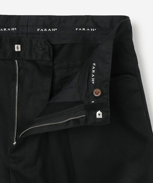 Bshop(ビショップ)の「FARAH | コットン 2タックワイドショーツ MEN(その他パンツ・メンズ・ベージュ/ブラック・30/32/34)」の4枚目の写真