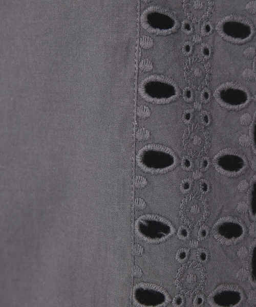 qualite（カリテ）の「レースドルマンブラウス（シャツ/ブラウス・レディース・ホワイト/チャコールグレー・フリー）」の12枚目の写真