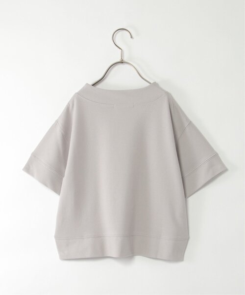 ikka（イッカ）の「【親子コーデ】鹿の子ワイドネックプルオーバー（120~160cm）（Tシャツ/カットソー・キッズ・ブルー/ライトグレー・120/130/140/150/160）」の13枚目の写真