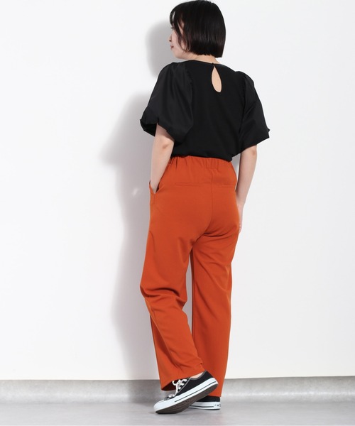 cepo(セポ)の「キリカエボリュームスリーブTee(Tシャツ/カットソー・レディース・ブラック/オフホワイト/ベージュ・M)」の18枚目の写真