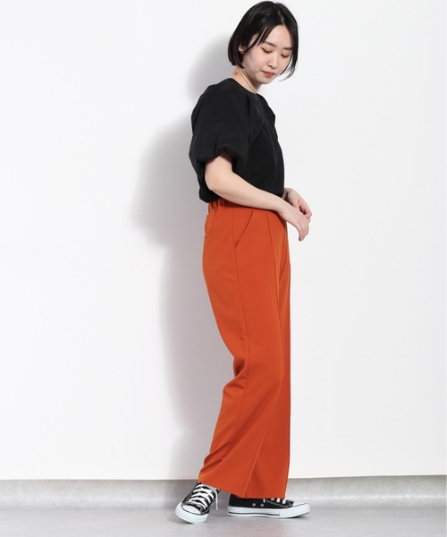 cepo(セポ)の「キリカエボリュームスリーブTee(Tシャツ/カットソー・レディース・ブラック/オフホワイト/ベージュ・M)」の16枚目の写真