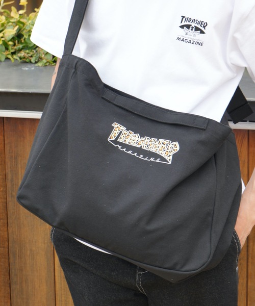 THRASHER(スラッシャー)の「CANVAS Shoulder Bag/スラッシャーキャンバスショルダーバッグ(ショルダーバッグ・メンズ・ブラック/グレー/ホワイト/ベージュ/ブラック系その他/ホワイト系その他2/ブラック系その他2/ホワイト系その他・FREE)」の21枚目の写真