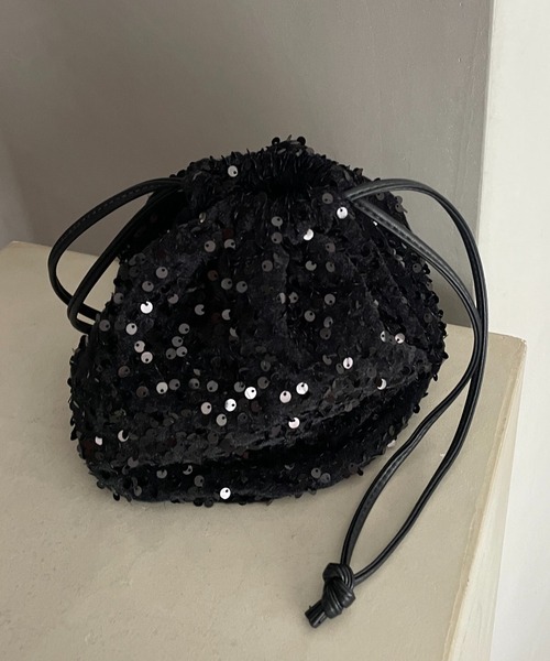 CAPRICIEUX LE'MAGE（カプリシューレマージュ）の「スパンコールバッグ（ハンドバッグ・レディース・ブラック/グレー/ブラウン・FREE）」の21枚目の写真