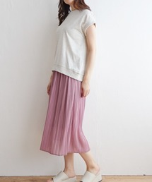 ikka（イッカ）の「ミニ裏毛プルオーバー・プリーツスカート セットアップ（セットアップ）」