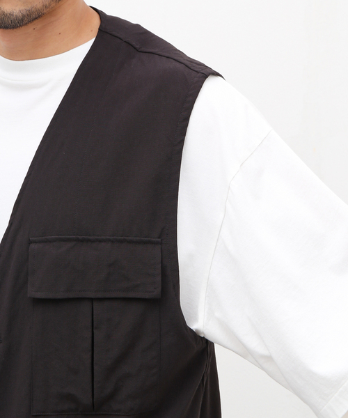 marka（マーカ）の「【MARKA / マーカ】SAFARI VEST（その他アウター・メンズ・ブラック/ブラウン・2）」の12枚目の写真