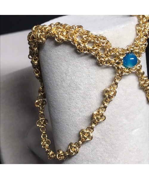 【そらまめ】チェーンメイルのアンクレット(GS)（アンクレット）｜tone（トーン）