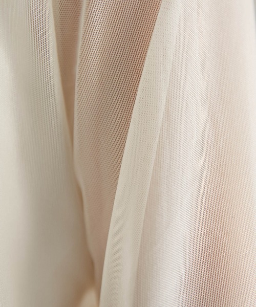 COLLAGE GALLARDAGALANTE（コラージュガリャルダガランテ）の「チュールロンT（Tシャツ/カットソー・レディース・アイボリー/ブラック・FREE）」の20枚目の写真