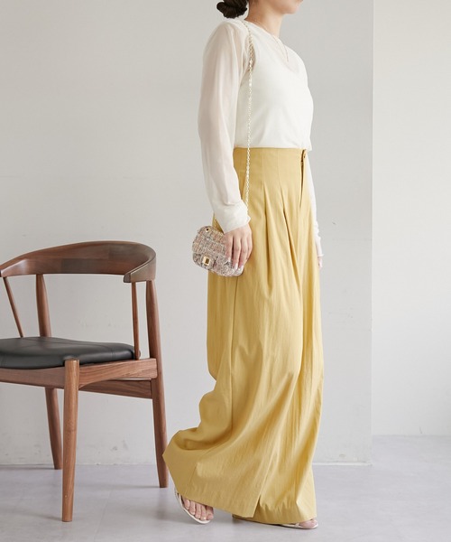 COLLAGE GALLARDAGALANTE（コラージュガリャルダガランテ）の「チュールロンT（Tシャツ/カットソー・レディース・アイボリー/ブラック・FREE）」の21枚目の写真