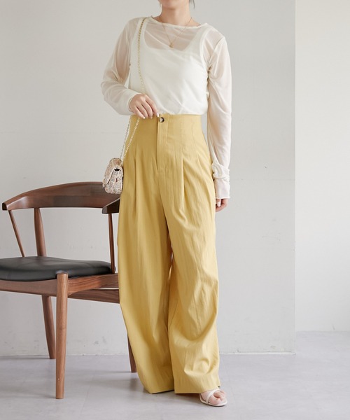 COLLAGE GALLARDAGALANTE（コラージュガリャルダガランテ）の「チュールロンT（Tシャツ/カットソー・レディース・アイボリー/ブラック・FREE）」の11枚目の写真