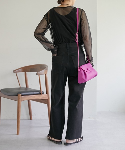 COLLAGE GALLARDAGALANTE（コラージュガリャルダガランテ）の「チュールロンT（Tシャツ/カットソー・レディース・アイボリー/ブラック・FREE）」の22枚目の写真