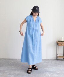 fredy emue | リネン混スキッパーワンピース(ワンピース)