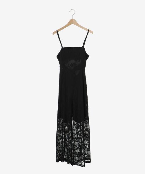 MAJESTIC LEGON（マジェスティックレゴン）の「バックリボンキャミサロペット（サロペット/オーバーオール・レディース・ブラック系その他/ホワイト系その他2・MEDIUM）」の20枚目の写真