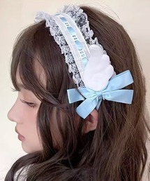 NOVESSEL | 『NOVESSEL/ノベセル』フリルヘッドドレス(その他ヘアアクセサリー)