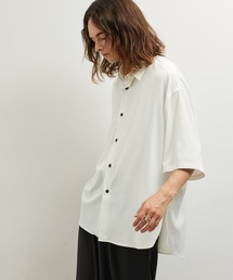 JUNRED | ドレープスリットビッグシャツ(シャツ/ブラウス)