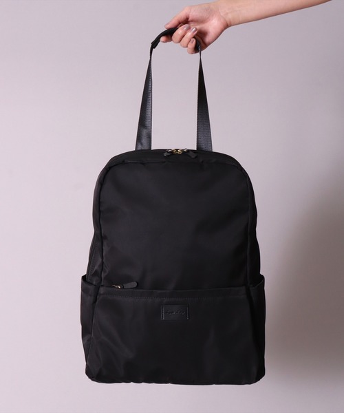 Legato Largo（レガートラルゴ）の「(LF)【Legato Largo】肩掛け出来る ワンハンドル付き リュック（バックパック/リュック・レディース・ブラック/グレイッシュベージュ/オリーブ・ONE SIZE）」の13枚目の写真
