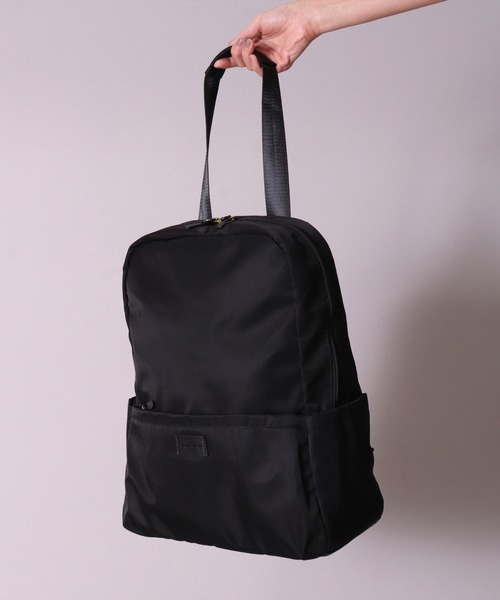 Legato Largo（レガートラルゴ）の「(LF)【Legato Largo】肩掛け出来る ワンハンドル付き リュック（バックパック/リュック・レディース・ブラック/グレイッシュベージュ/オリーブ・ONE SIZE）」の14枚目の写真