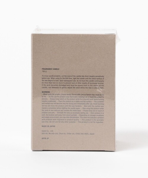 APOTHEKE FRAGRANCE(アポテーケフレグランス)の「APFR(APOTHEKE FRAGRANCE) / FRAGRANCE CANDLE(キャンドル・メンズ・ブラック系その他3/ホワイト系その他5/ホワイト系その他3/グレー/ホワイト系その他2/ライトグレー・ONE SIZE)」の18枚目の写真