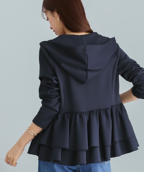yori ダンボール　ティアード　パーカー ダンボールティアードパーカー | all item| yori